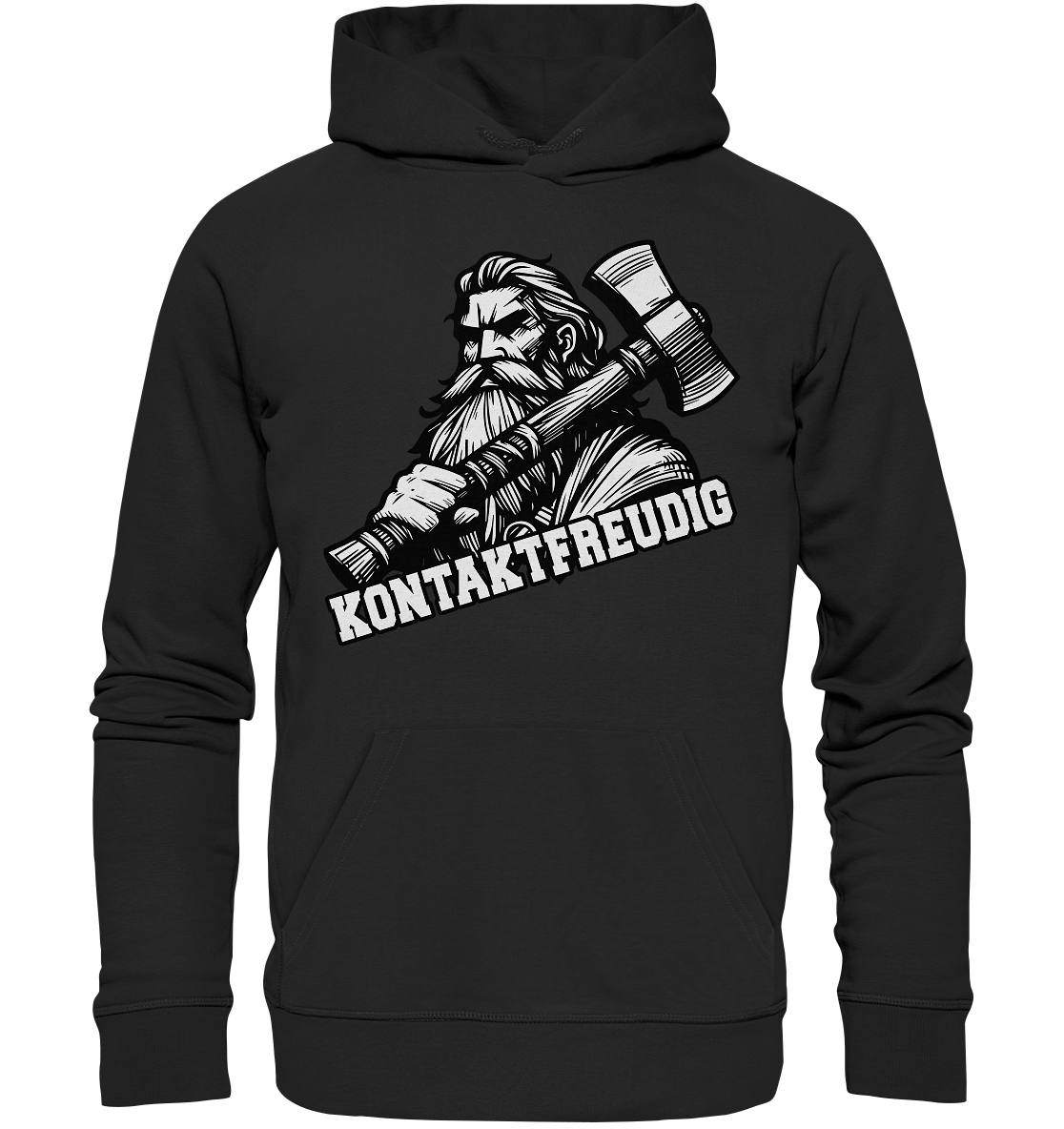 Kontaktfreudig - Organic Basic Hoodie