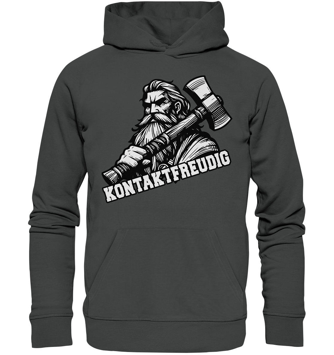 Kontaktfreudig - Organic Basic Hoodie