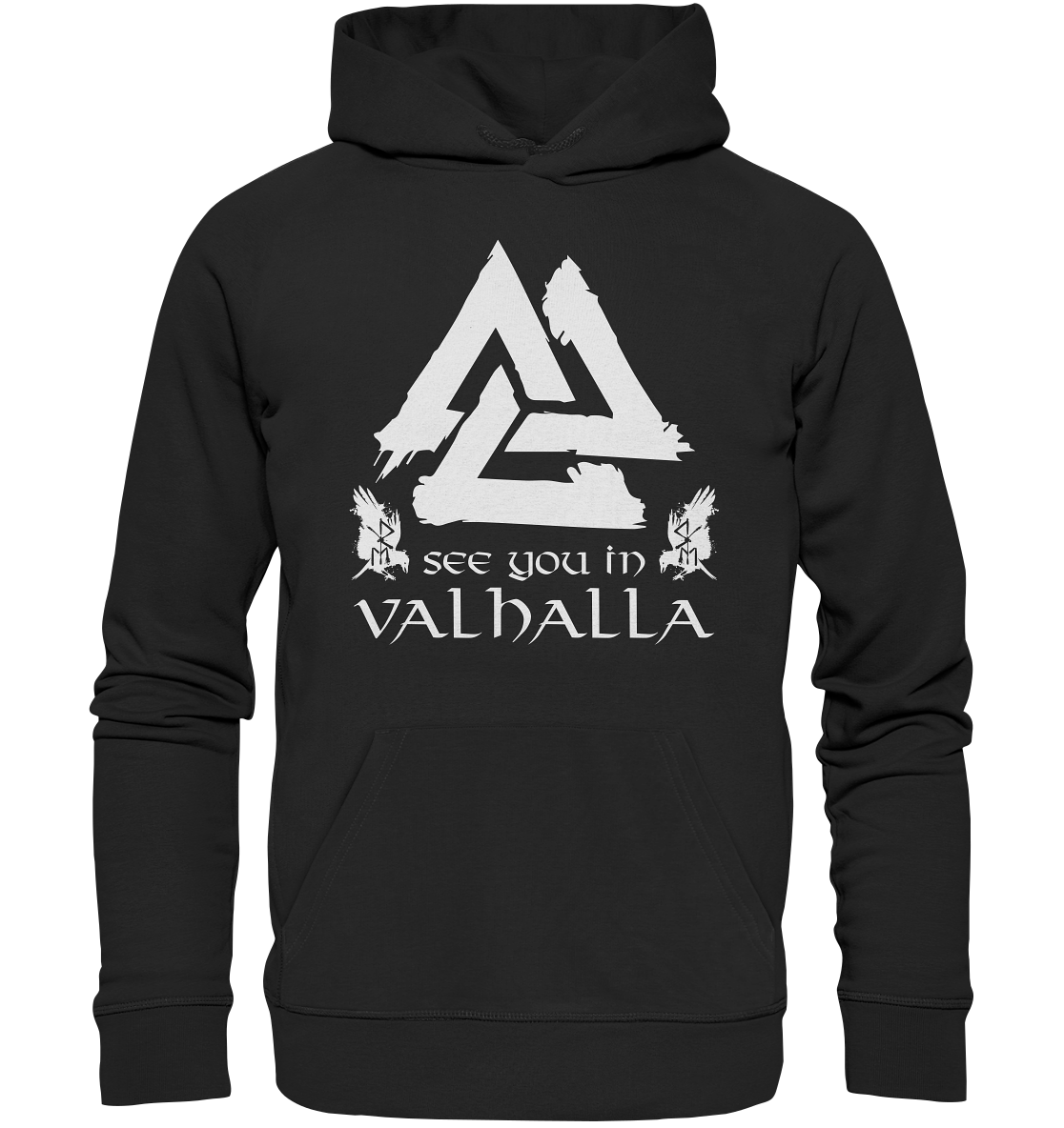 Wir sehen uns Valhalla - Wikinger Hoodie