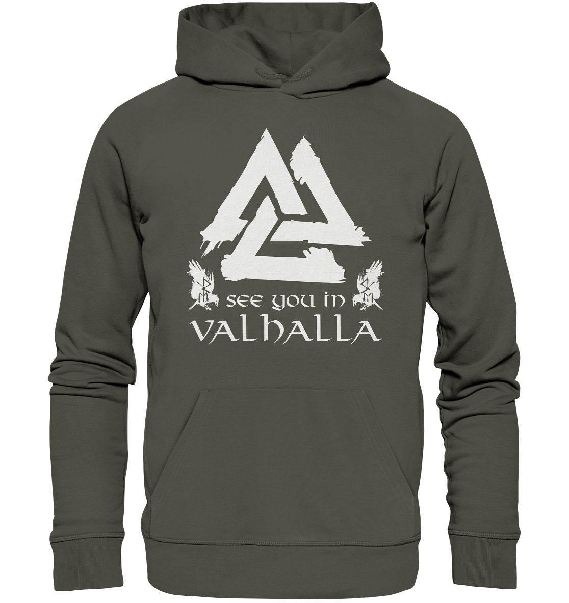 Wir sehen uns Valhalla - Wikinger Hoodie