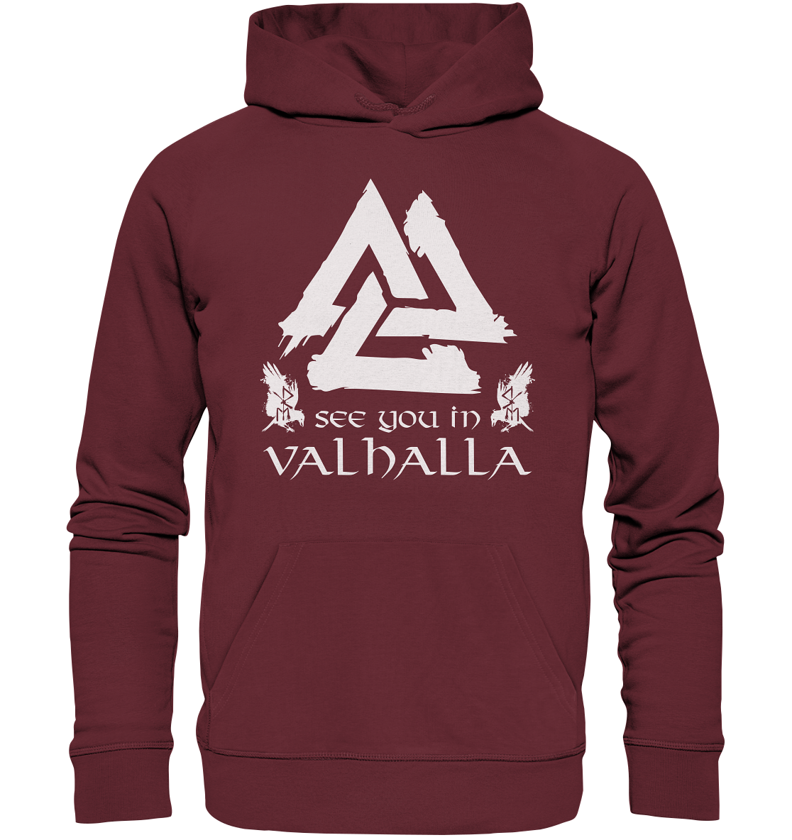 Wir sehen uns Valhalla - Wikinger Hoodie