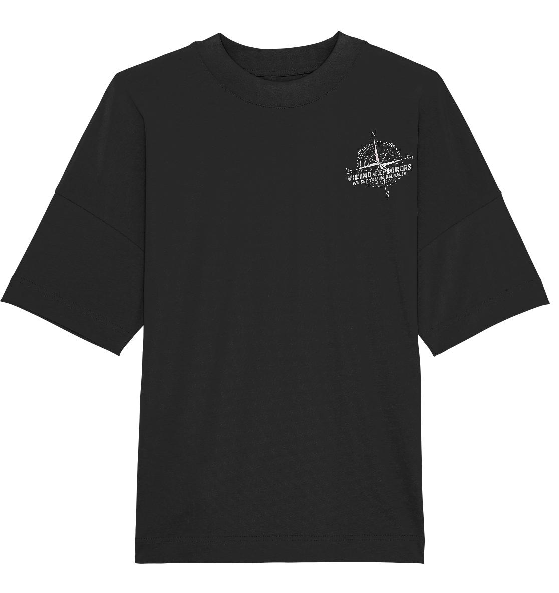 VIKING EXPLORERS - Organic Oversize Shirt (Beidseitiger Druck)