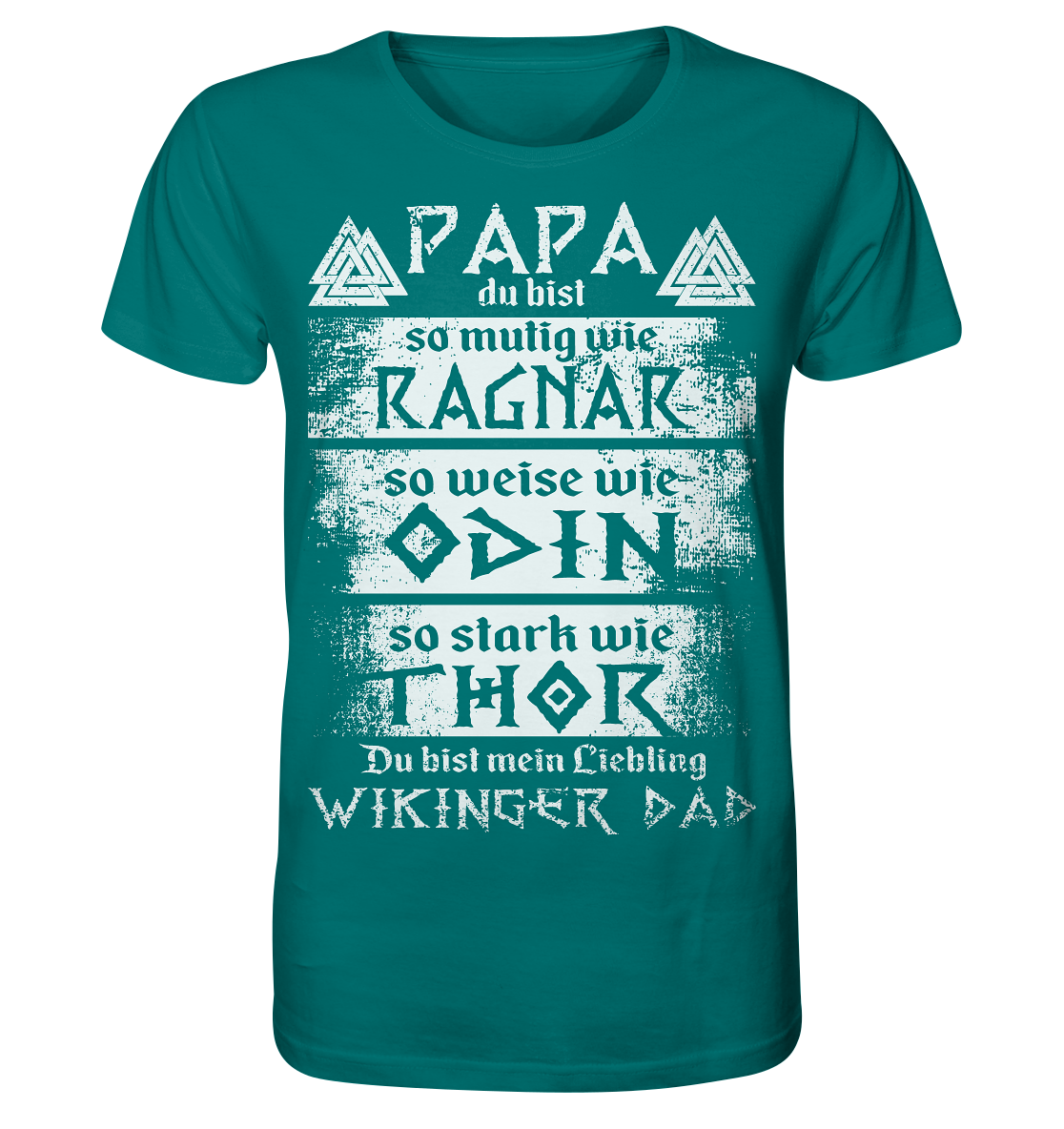 Wikinger Papa - Herren Organic Shirt