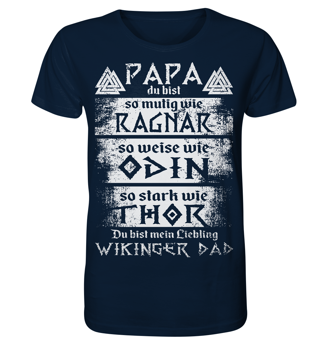 Wikinger Papa - Herren Organic Shirt