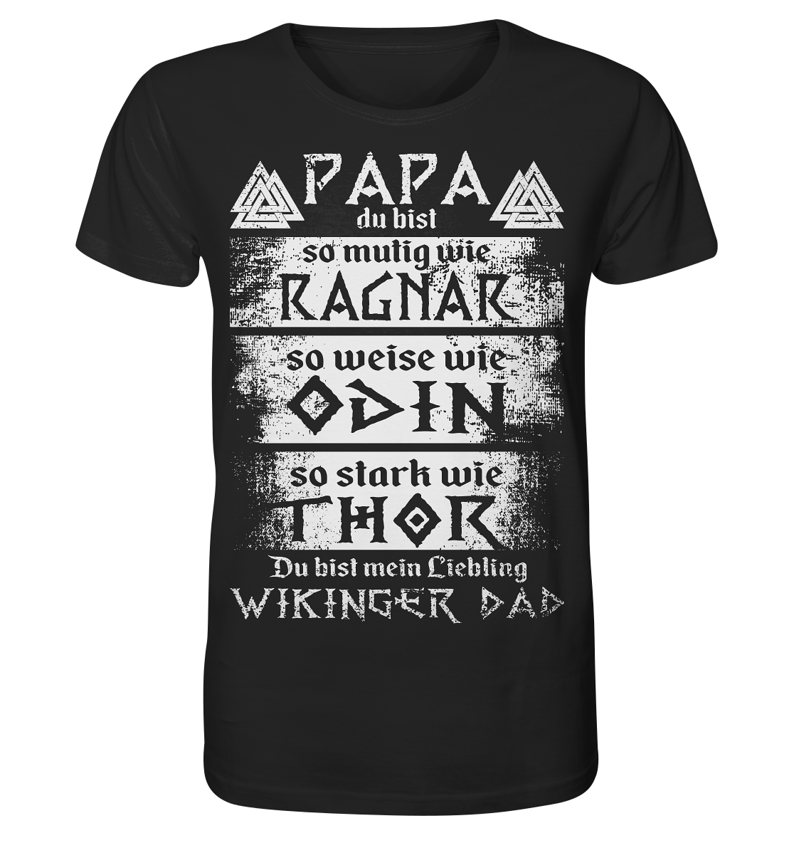 Wikinger Papa - Herren Organic Shirt