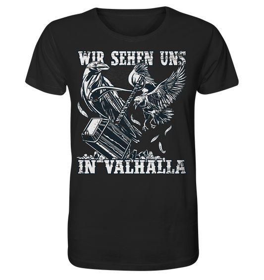 Wir sehen uns in Valhalla - Herren Organic Shirt