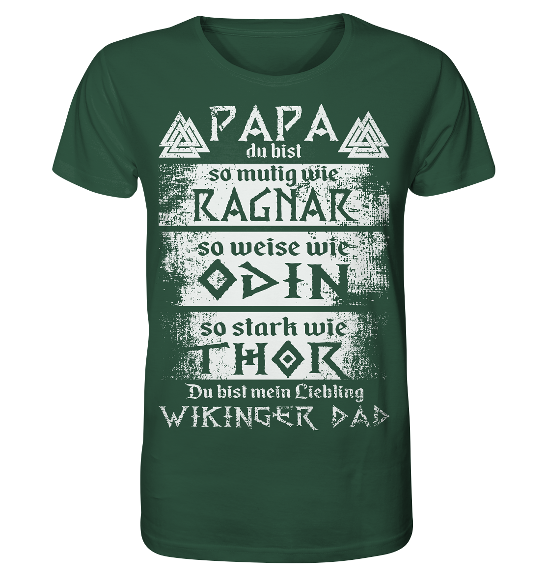 Wikinger Papa - Herren Organic Shirt