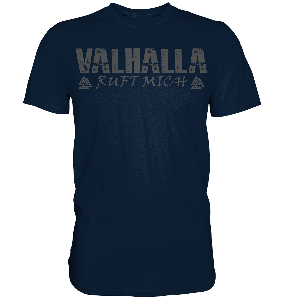 Valhalla ruft mich! - Wikinger Herren Shirt (Beidseitiger Druck)