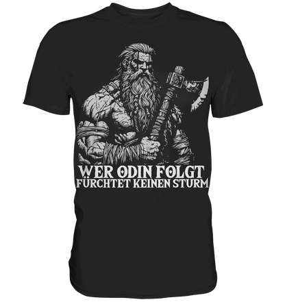Folge Odin! - Wikinger T-Shirt Männer Premium