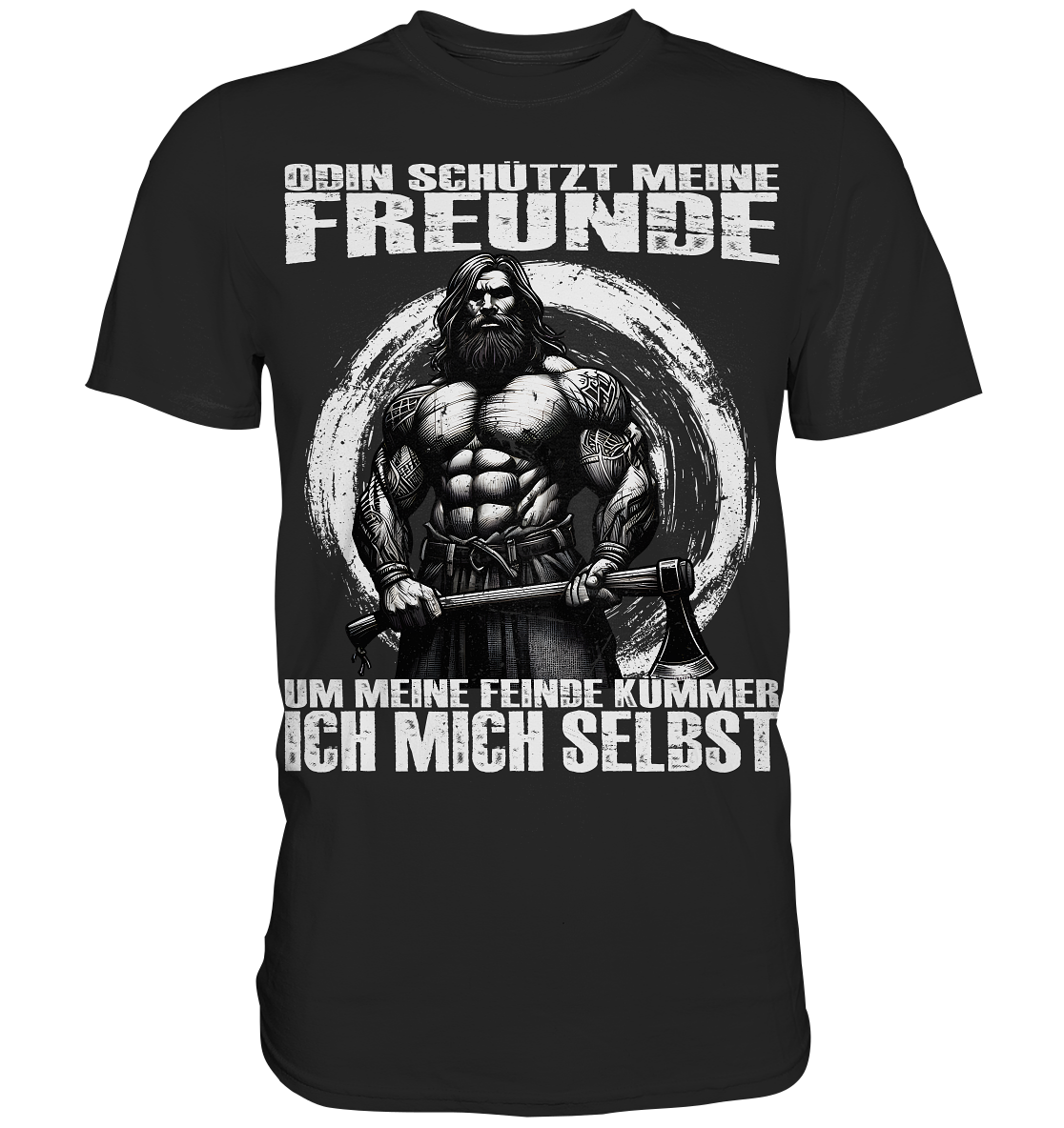 Odin schütze meine Freunde - Herren Shirt