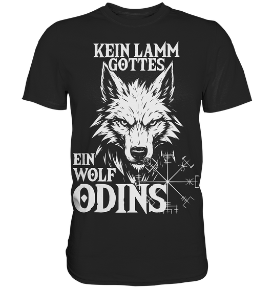 Wolf Odins - Wikinger T-Shirt Männer Premium