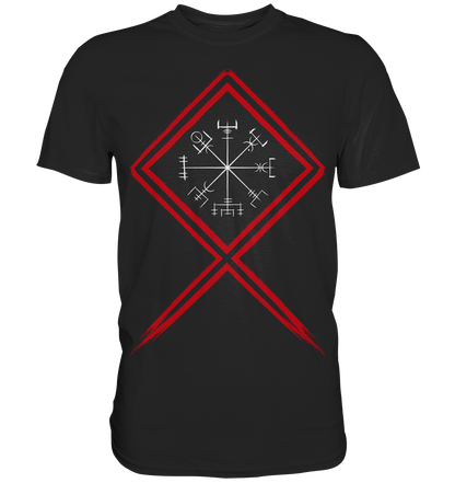 Vegvisir Othala-Rune - Wikinger T-Shirt Männer Nordische Mythologie Premium