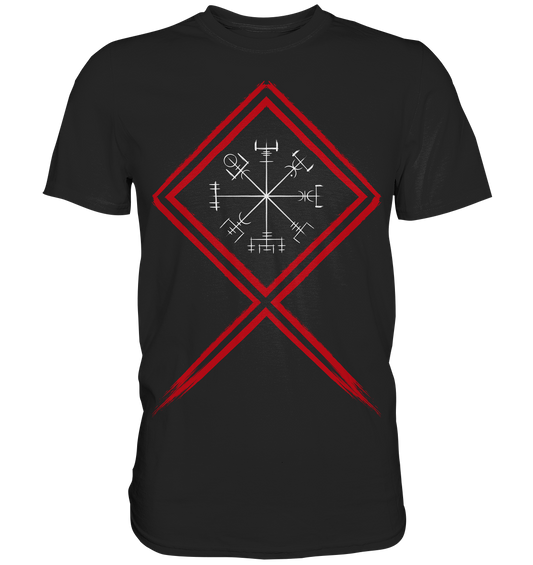 Vegvisir Othala-Rune - Wikinger T-Shirt Männer Nordische Mythologie Premium