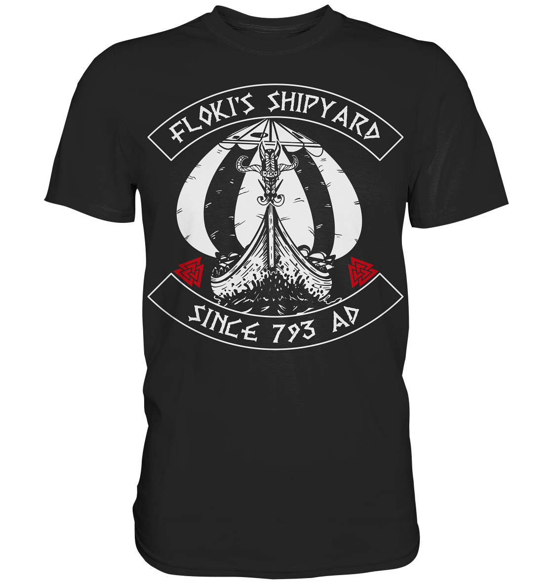 Viking Floki Der Schiffsbauer - Wikinger T-Shirt Männer Premium