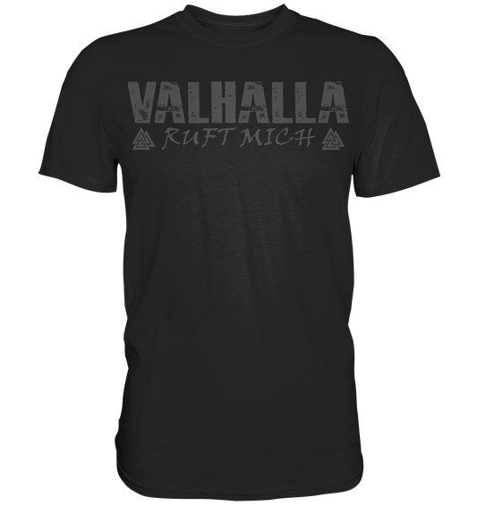 Valhalla ruft mich! - Wikinger Herren Shirt (Beidseitiger Druck)