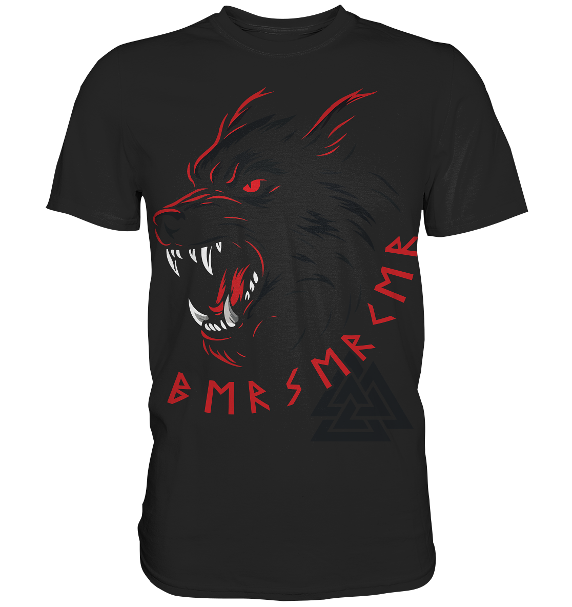 BERSERKER - Wikinger T-Shirt Männer Premium Ungezähmt