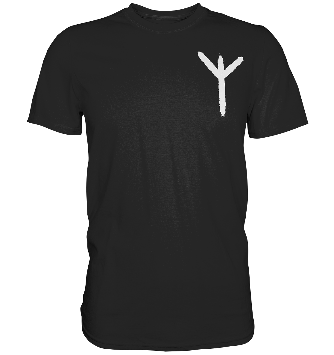 Algiz Rune - Wikinger T-Shirt Männer Schutz Premium