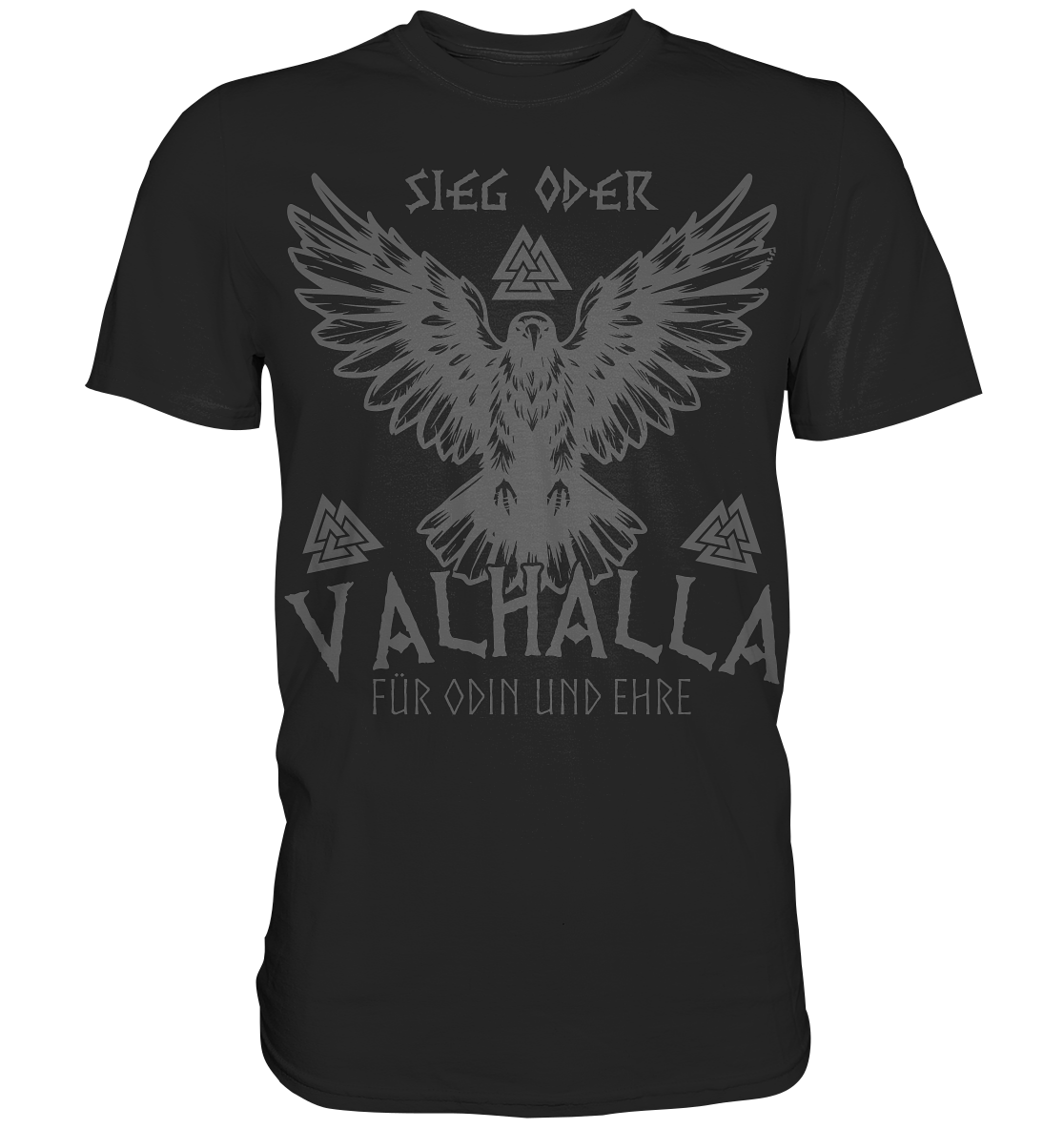 Sieg oder Valhalla - Wikinger Herren Shirt