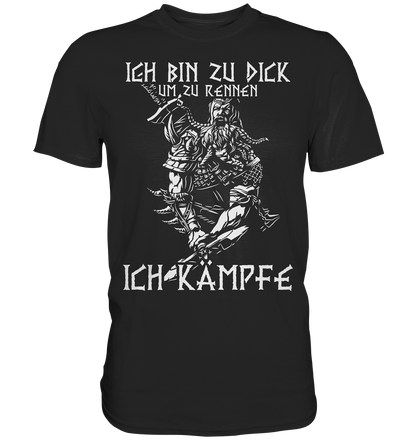 Ich kämpfe aus Liebe - Wikinger T-Shirt Männer Premium
