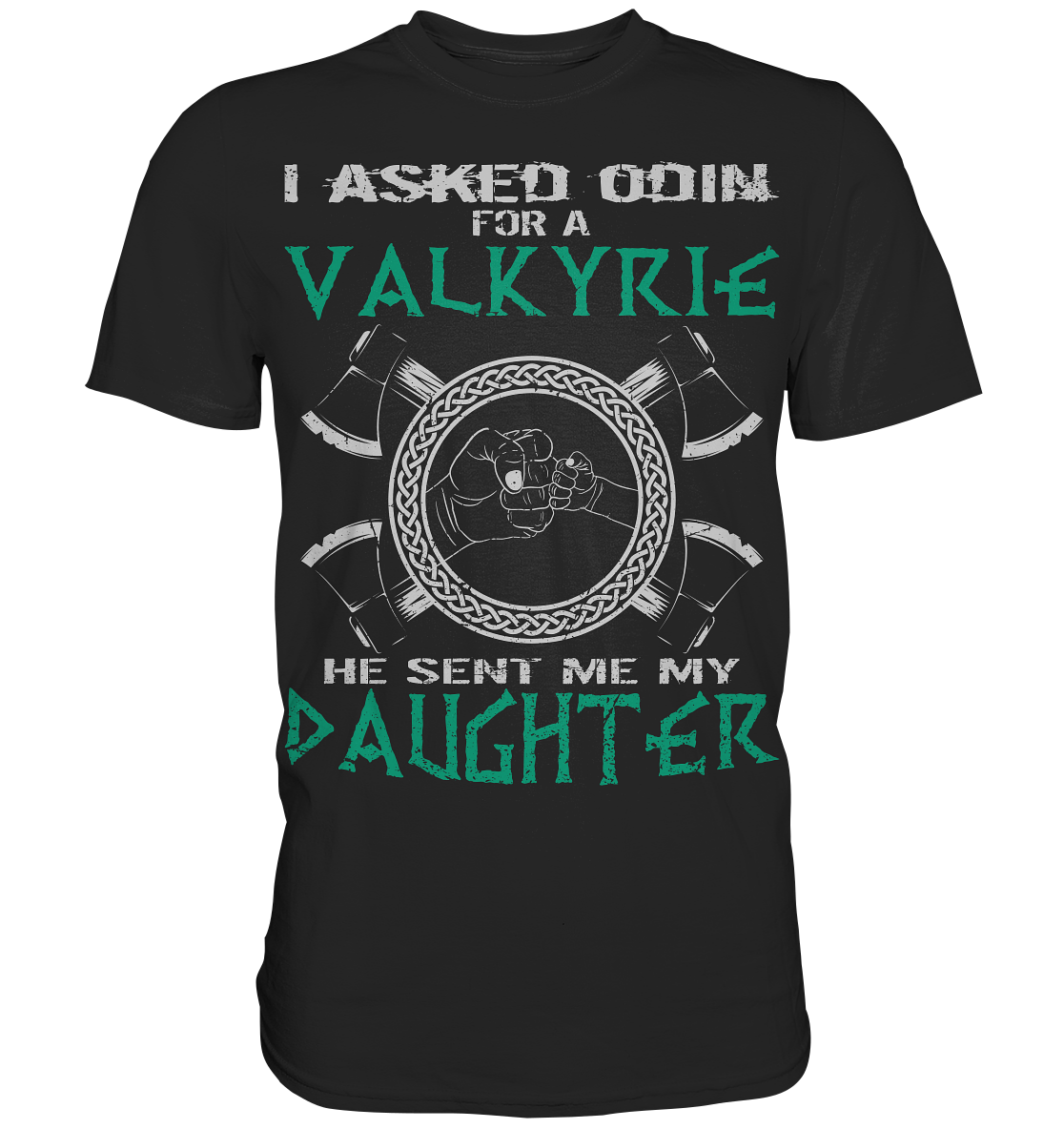 "Daughter" Wikinger Shirt für Männer | Walküre Motiv | Vater-Tochter Geschenk