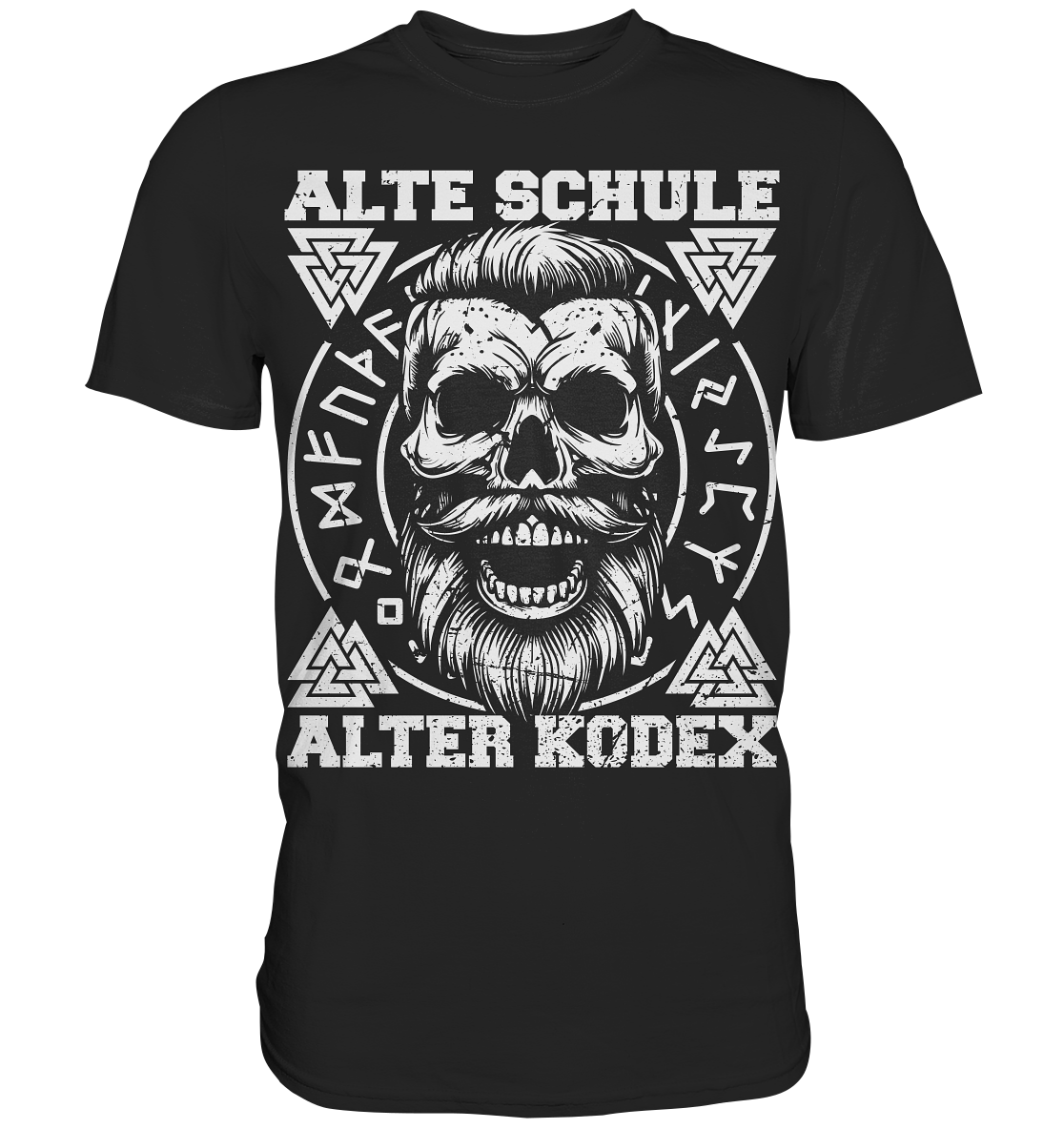 Alte Schule, alter Kodex - Herren Premium Shirt