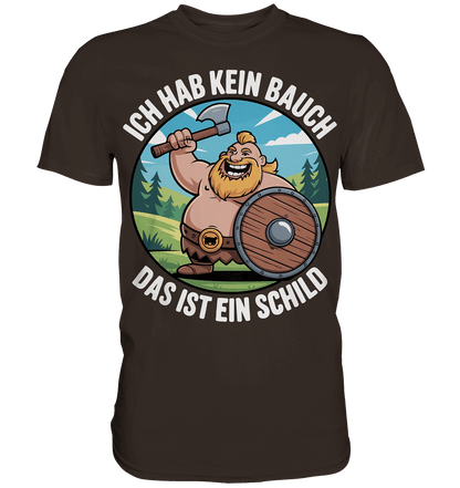 Das ist mein Schild - Wikinger T-Shirt Männer Beschützer Premium