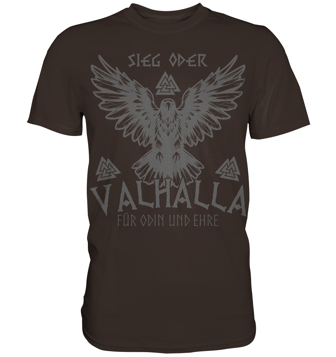 Sieg oder Valhalla - Wikinger Herren Shirt