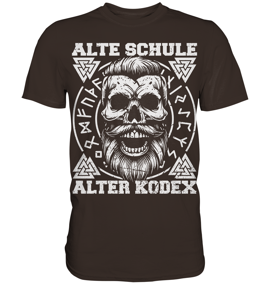 Alte Schule, alter Kodex - Herren Premium Shirt