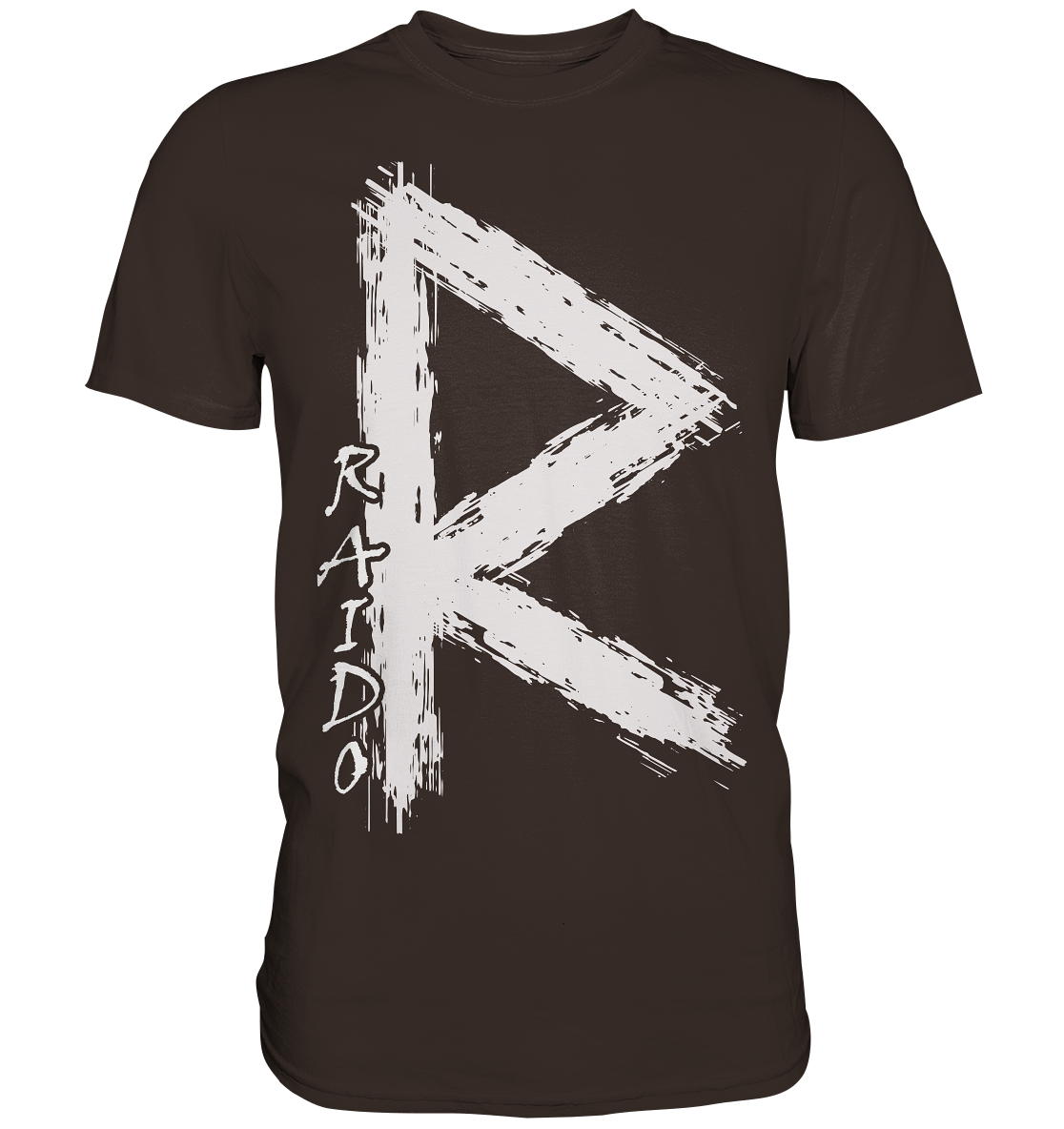 "Raido Rune" Wikinger-Premiumshirt – Der Weg des Reisenden - Premium Shirt