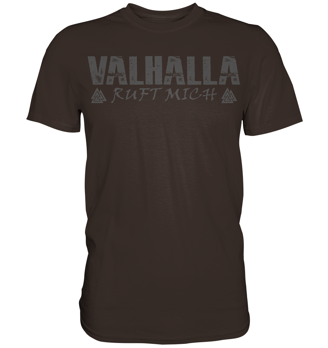 Valhalla ruft mich! - Wikinger Herren Shirt (Beidseitiger Druck)