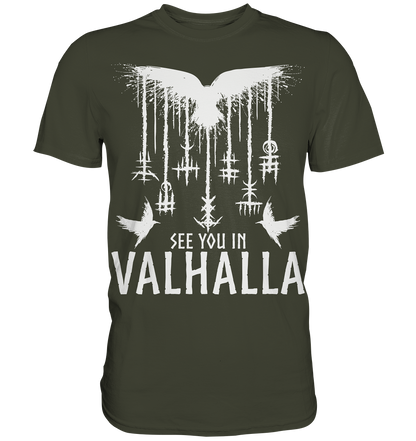 See you in Valhalla Raben - Premium Shirt