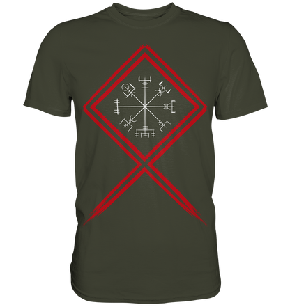 Vegvisir Othala-Rune - Wikinger T-Shirt Männer Nordische Mythologie Premium