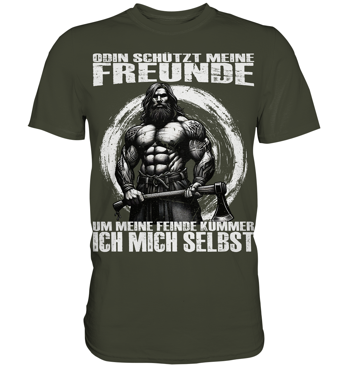 Odin schütze meine Freunde - Herren Shirt