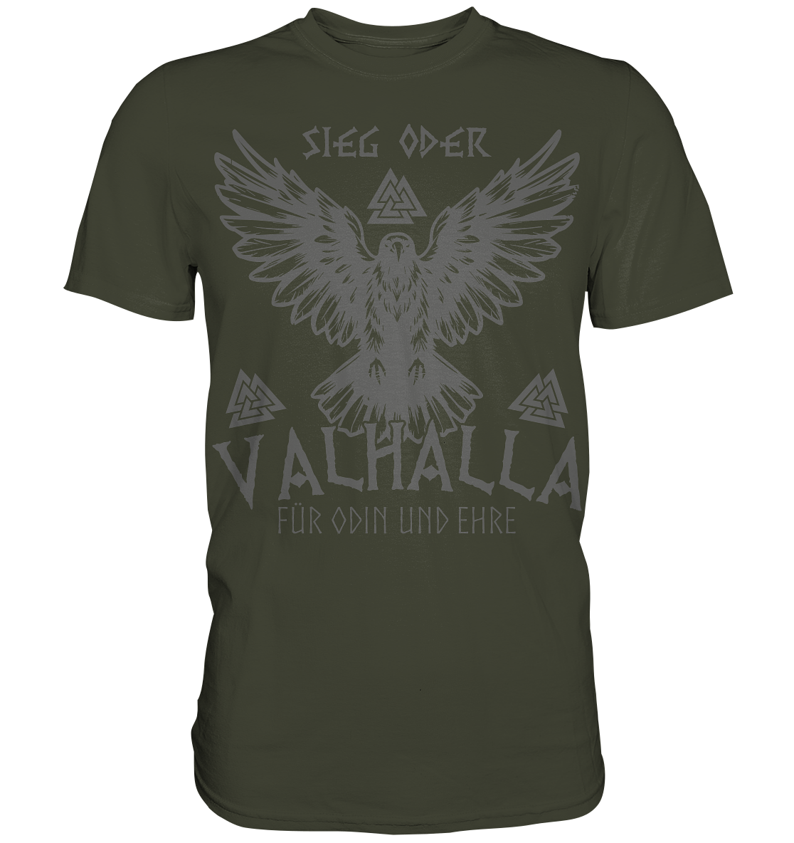 Sieg oder Valhalla - Wikinger Herren Shirt