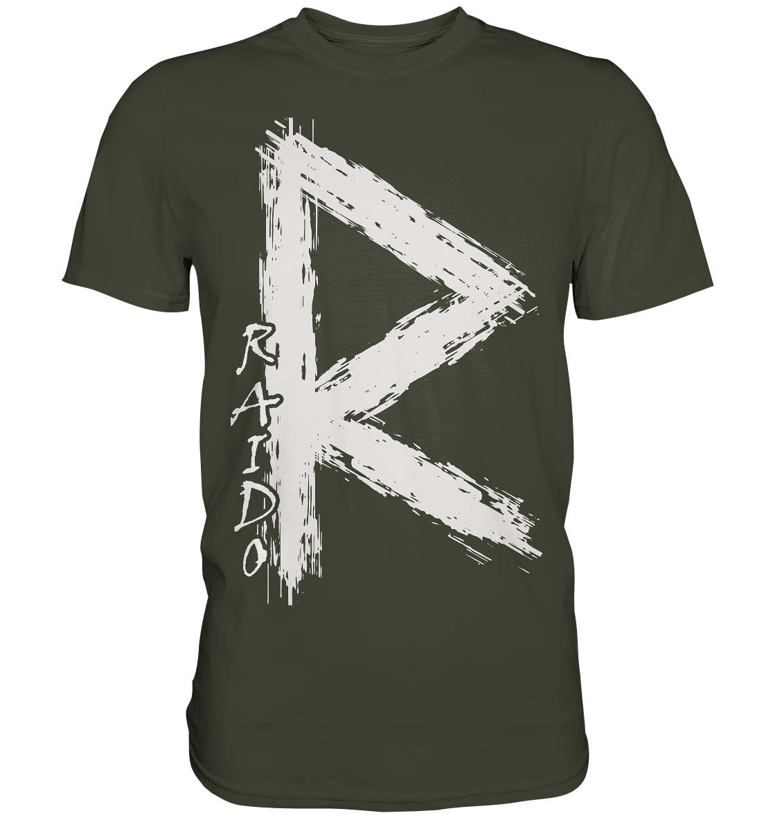 "Raido Rune" Wikinger-Premiumshirt – Der Weg des Reisenden - Premium Shirt