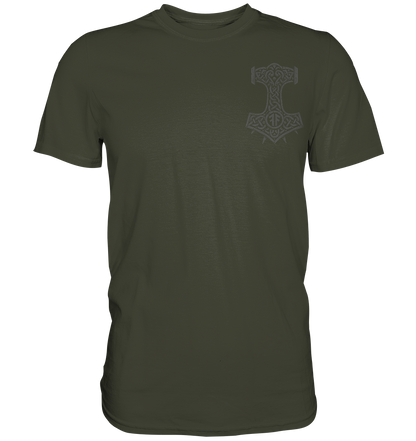 GÖTTER FÜHREN KRIEGER - Wikinger T-Shirt Männer Odin Premium