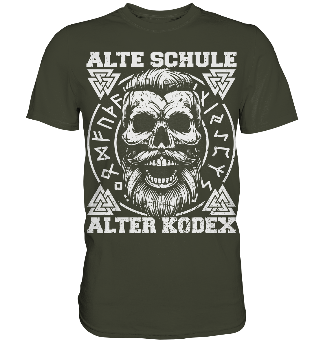 Alte Schule, alter Kodex - Herren Premium Shirt