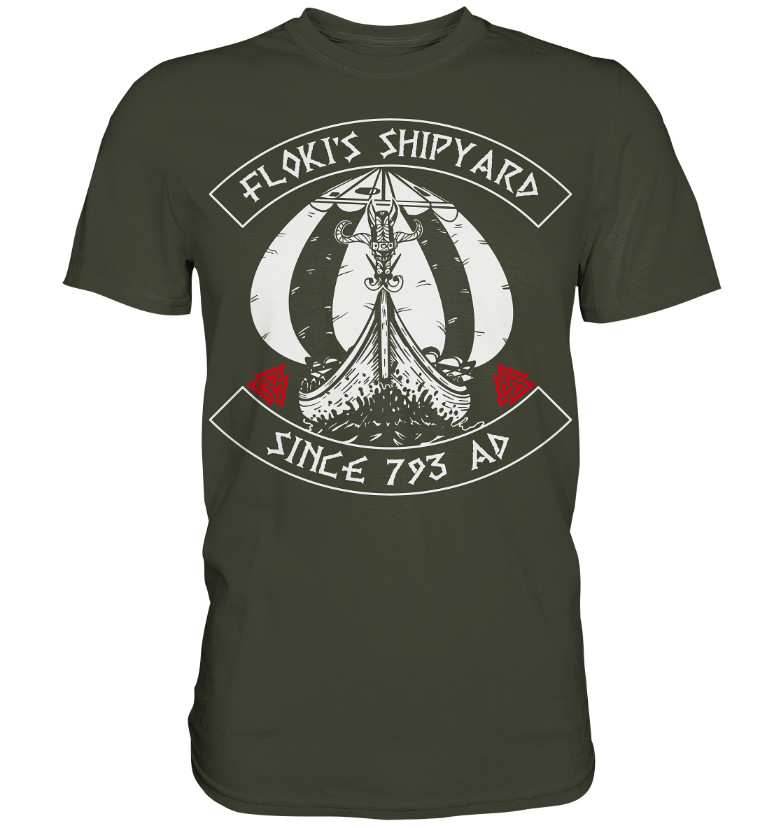 Viking Floki Der Schiffsbauer - Wikinger T-Shirt Männer Premium