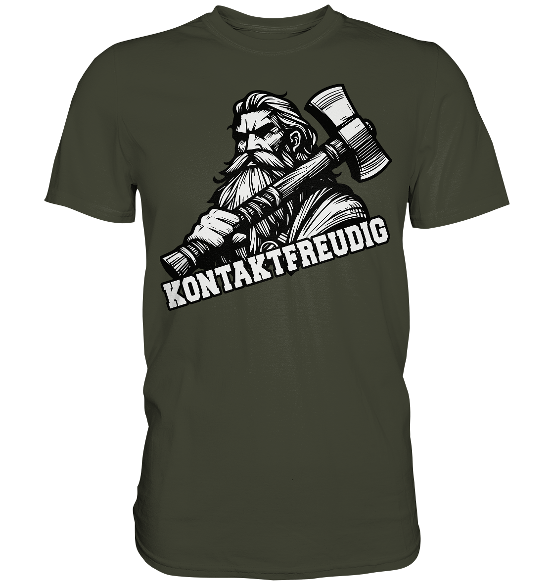 Kontaktfreudig - Herren Premium Shirt