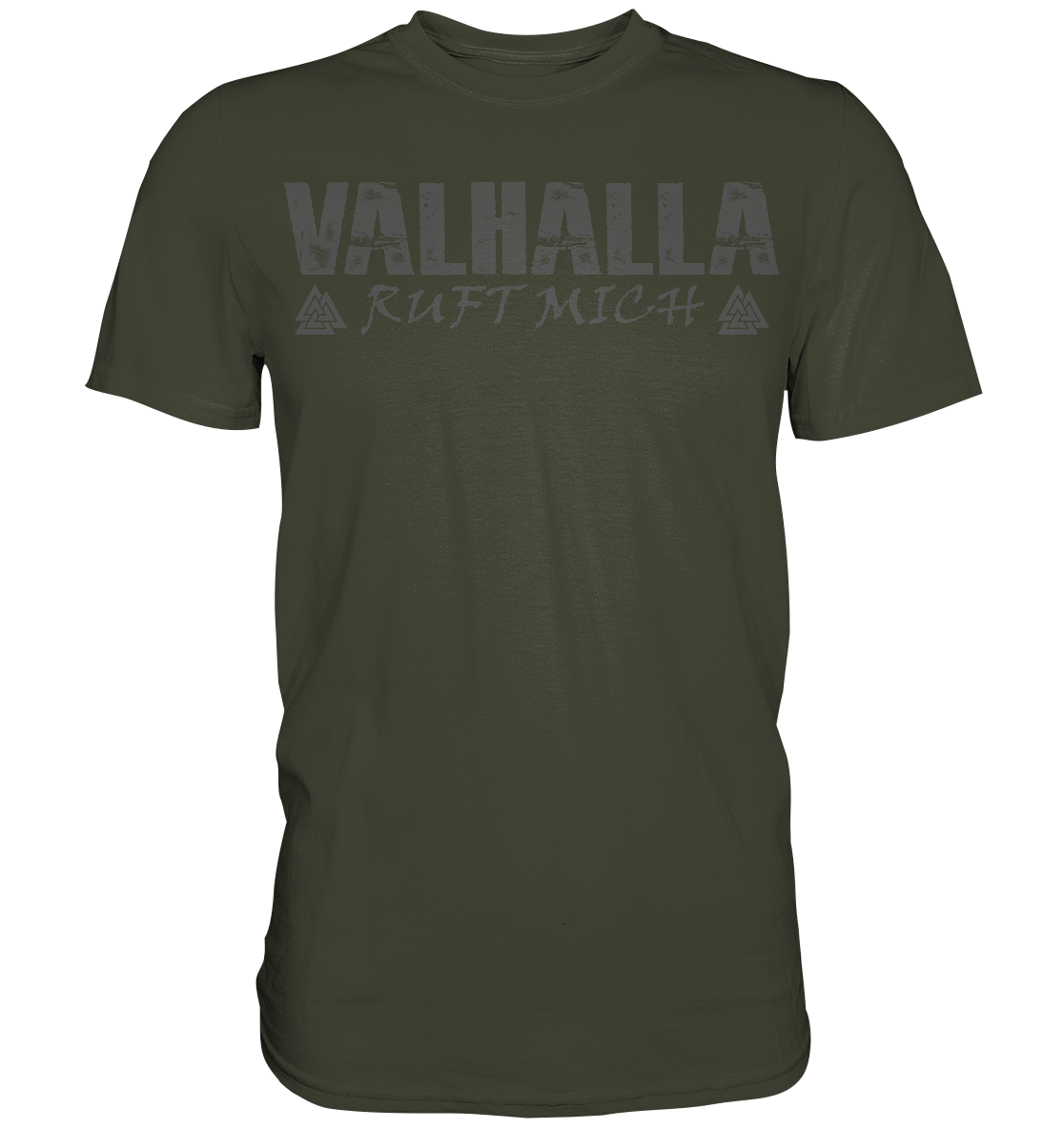 Valhalla ruft mich! - Wikinger Herren Shirt (Beidseitiger Druck)