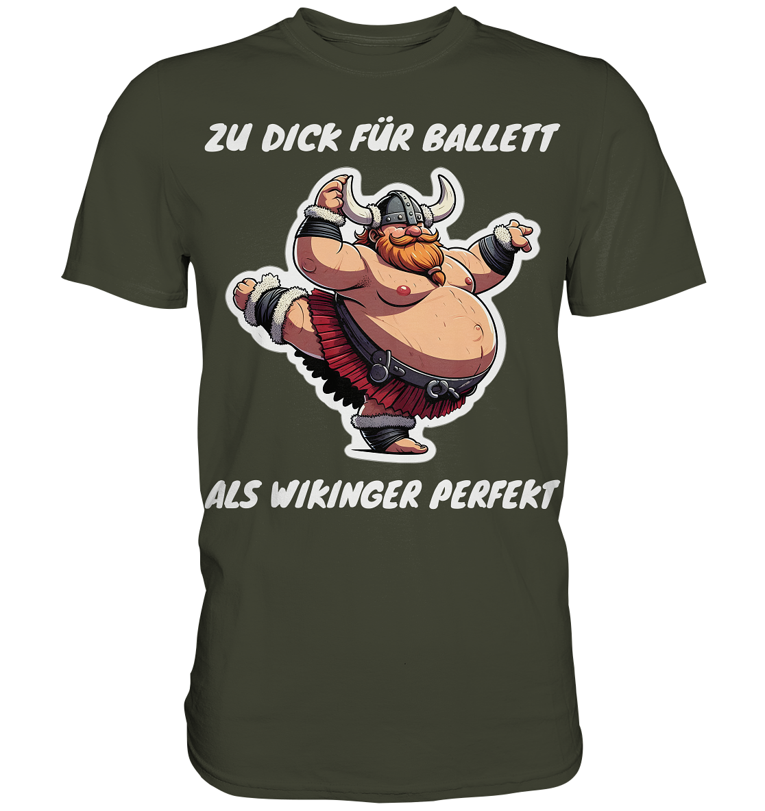 zu dick für Ballett  - Herren Shirt