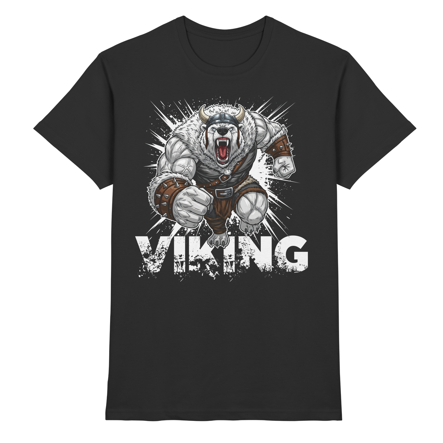 VIKING BÄR - Wikinger T-Shirt Männer Premium Bären-Kraft