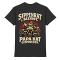 Sippenrat beendet: Papa hat gesprochen Wikinger T-Shirt Herren