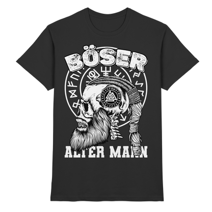 Wikinger T-Shirt Böser Alter Mann - Premium Shirt