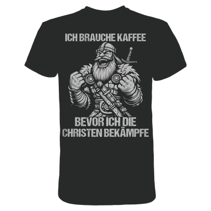 Ich brauche Kaffee  - Premium Shirt