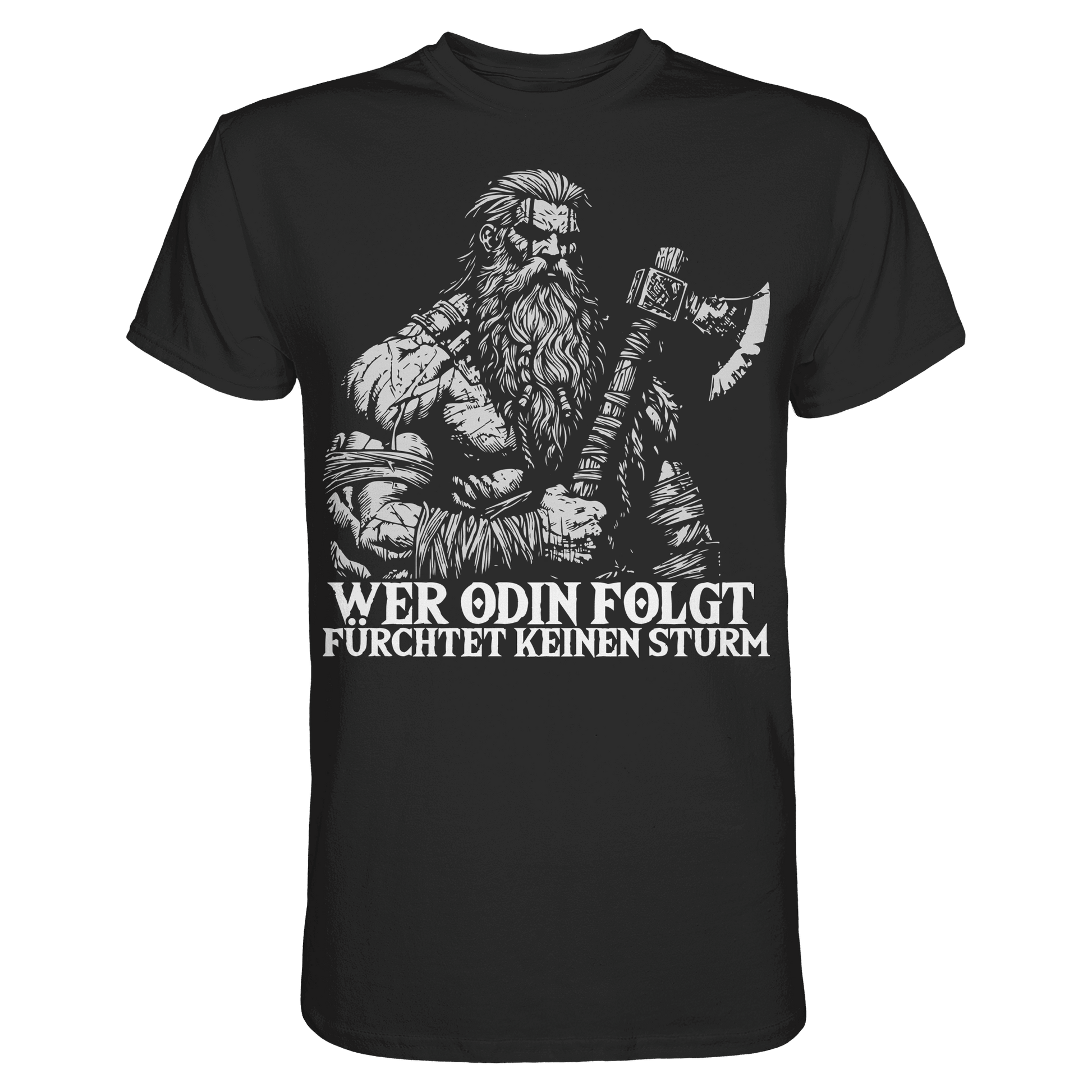 Folge Odin! - Wikinger T-Shirt Männer Premium