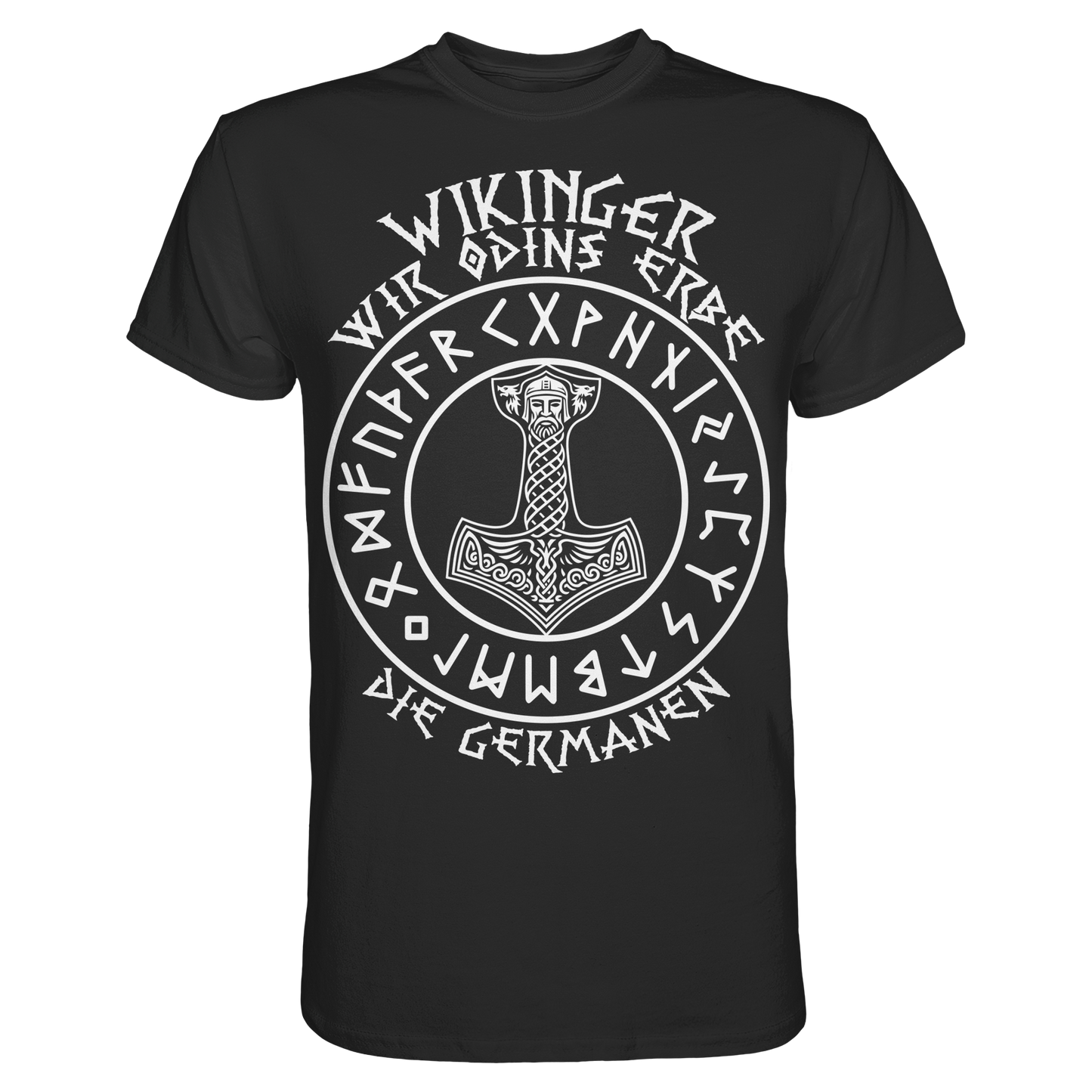 ODINS ERBE - Wikinger T-Shirt Männer Premium Allvater