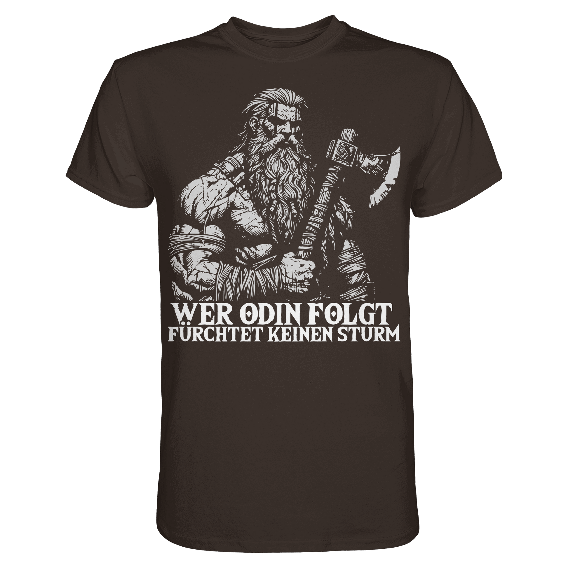 Folge Odin! - Wikinger T-Shirt Männer Premium