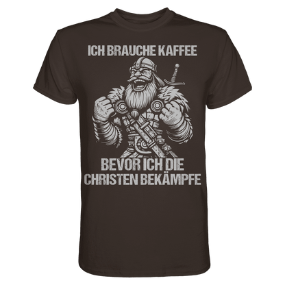 Ich brauche Kaffee  - Premium Shirt