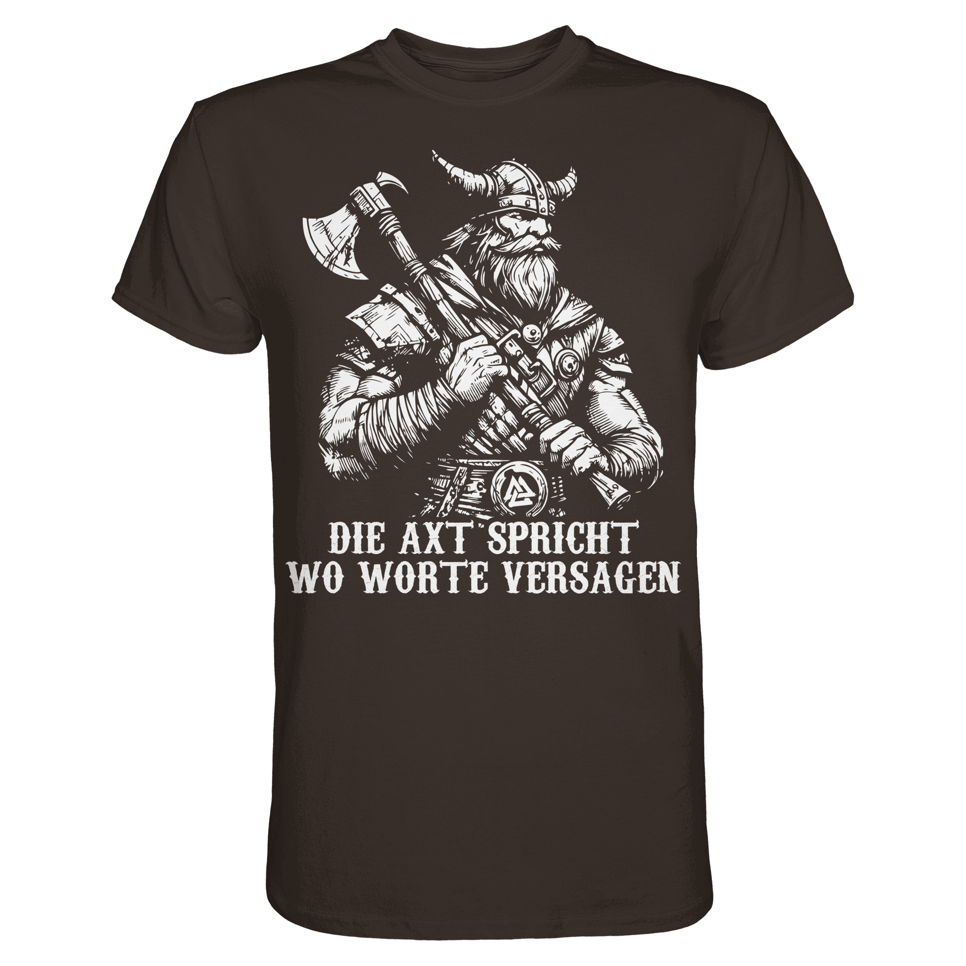 Die Axt spricht - Wikinger T-Shirt Männer Premium